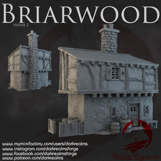 DnD Miniature, 40k Terrain, Train Terrain, Tabletop Town, Tabletop Game, Dnd Table, DND Terrain, DND Miniatures, gaming terrain, 28mm Terrain, Briarwood, Gate and walls, gatehouse, gate, walls, dnd