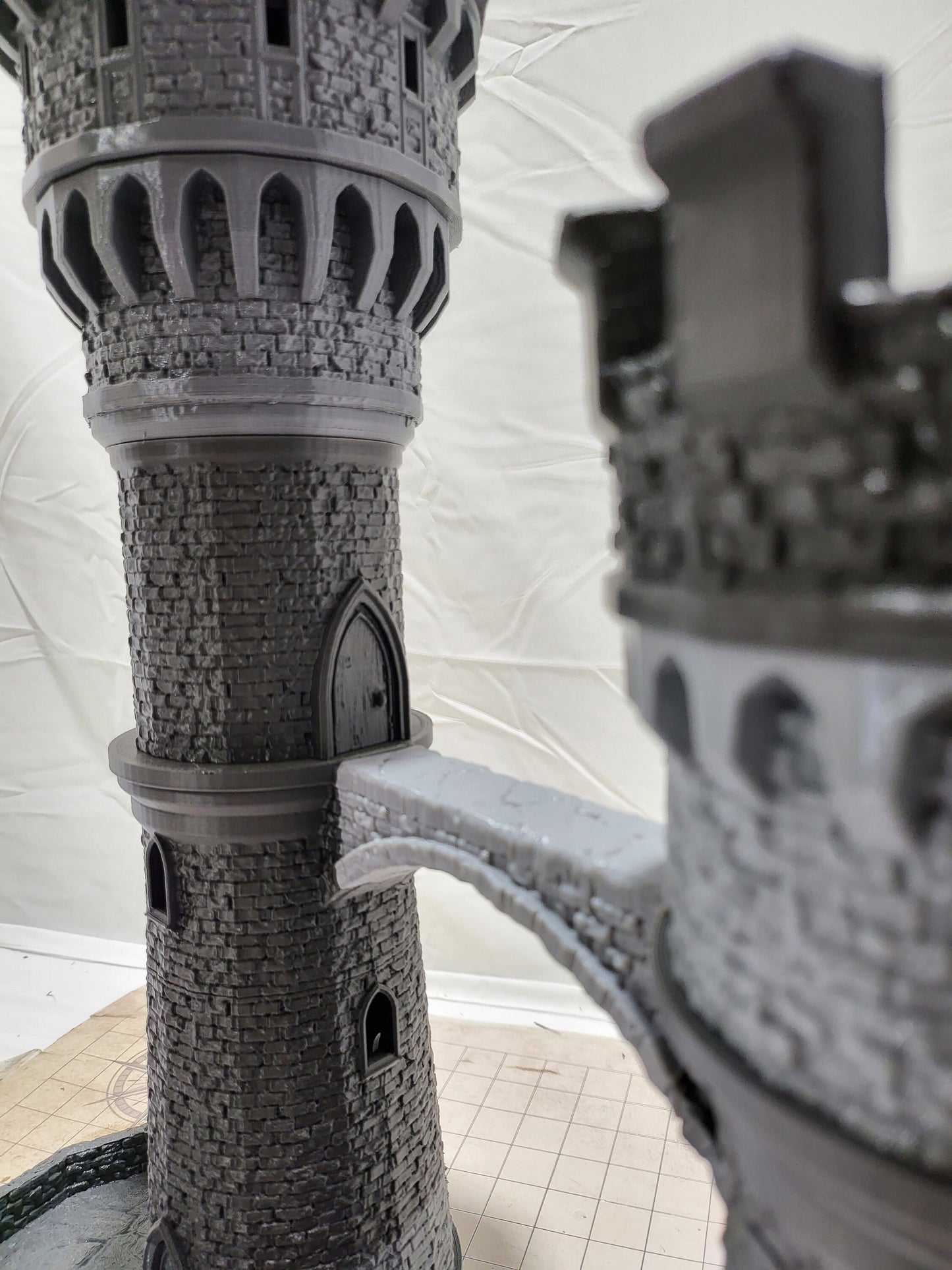 Curse of Strahd, Ravenloft, Christmas, Castle Terrain, wargaming, Dungeons and Dragons, miniatures, 3D printed, Fantasy Inn, Fantasy Terrain, RPG Terrain, Age of Sigmar, Fantasy Village, Tabletop, Tabletop terrain, Tabletop RPG, Buildings