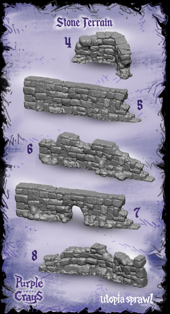 Adventure,Bundle ,Walkways ,Tombs ,Mausoleum ,DND ,DNd Terrain ,tabletop terrain ,terrain ,ruins, crags, slabs, dungeon labs, dungeon, vertical terrain, tabletop terrain, cave system, cavern, rocky terrain, tabletop rocks, dnd terrain, cliffs, slab