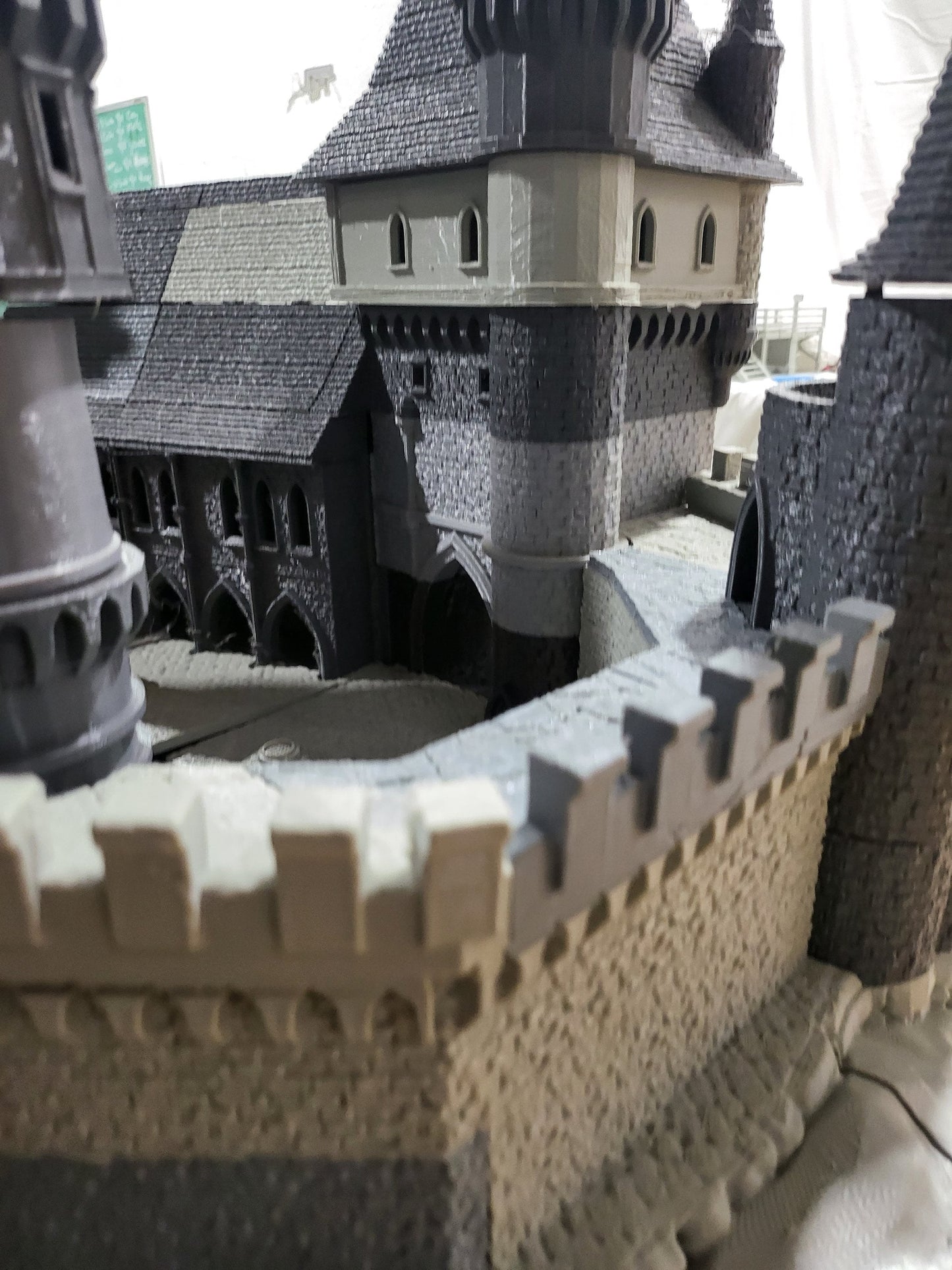 Curse of Strahd, Ravenloft, Christmas, Castle Terrain, wargaming, Dungeons and Dragons, miniatures, 3D printed, Fantasy Inn, Fantasy Terrain, RPG Terrain, Age of Sigmar, Fantasy Village, Tabletop, Tabletop terrain, Tabletop RPG, Buildings