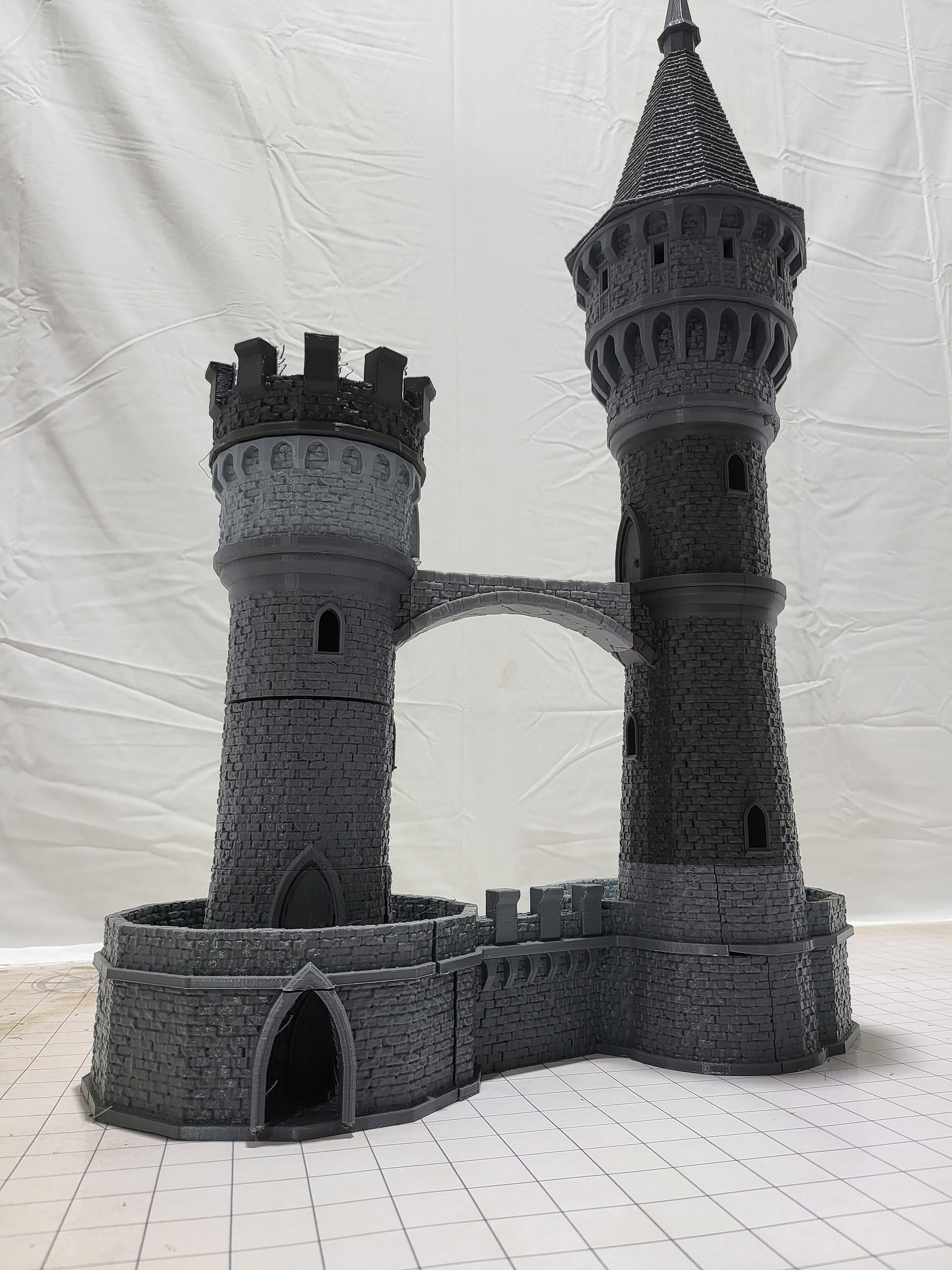 Curse of Strahd, Ravenloft, Christmas, Castle Terrain, wargaming, Dungeons and Dragons, miniatures, 3D printed, Fantasy Inn, Fantasy Terrain, RPG Terrain, Age of Sigmar, Fantasy Village, Tabletop, Tabletop terrain, Tabletop RPG, Buildings