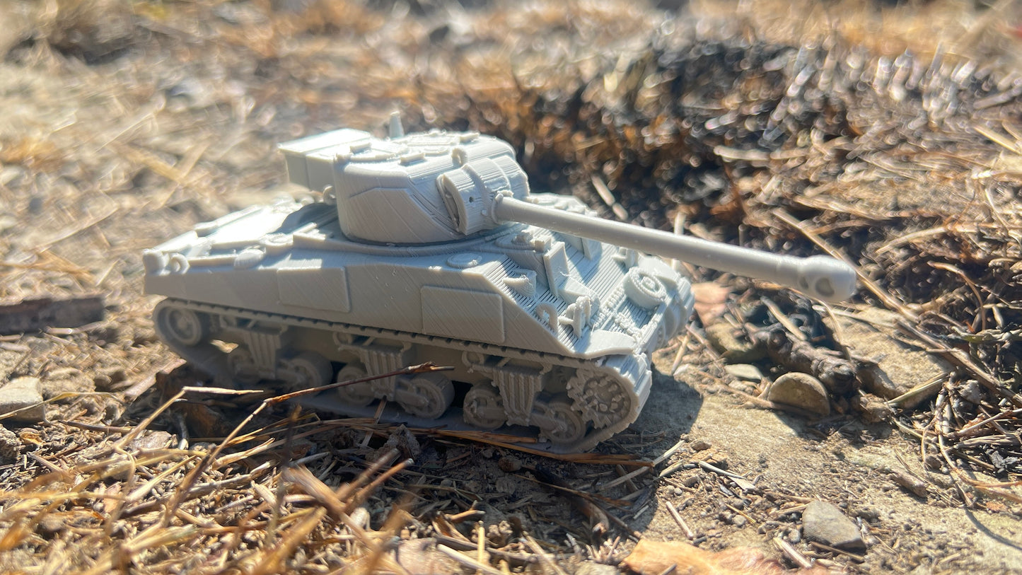 Sherman Firefly Tank for Tabletop Wargaming - Modern Warfare Tank Model