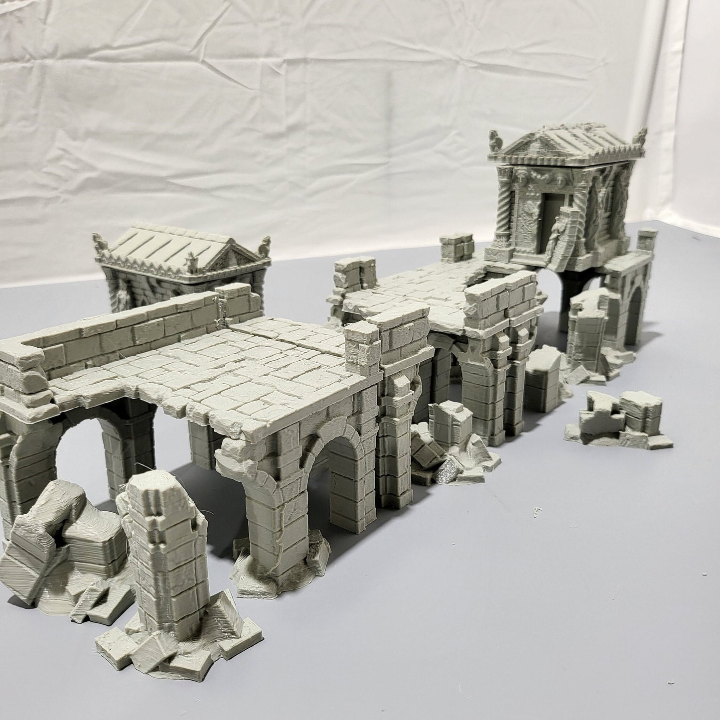 Halloween, Spooky Adventure, Tabletop Tomb, Tomb, Bundle, Walkways, Tombstones, Tombs, Mausoleum, DND, DNd Terrain, tabletop terrain, terrain, ruins, ruined terrain, ruin, tabletop, campaign, dnd miniature, miniature, 28mm, play