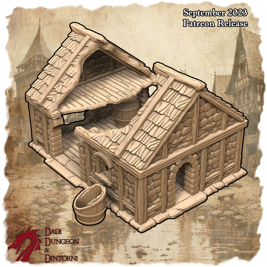 Stormhill Ruined Winehouse, Winery Ruin, ruins, mordheim