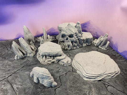 Adventure,Bundle ,Walkways ,Tombs ,Mausoleum ,DND ,DNd Terrain ,tabletop terrain ,terrain ,ruins, crags, slabs, dungeon labs, dungeon, vertical terrain, tabletop terrain, cave system, cavern, rocky terrain, tabletop rocks, dnd terrain, cliffs, slab