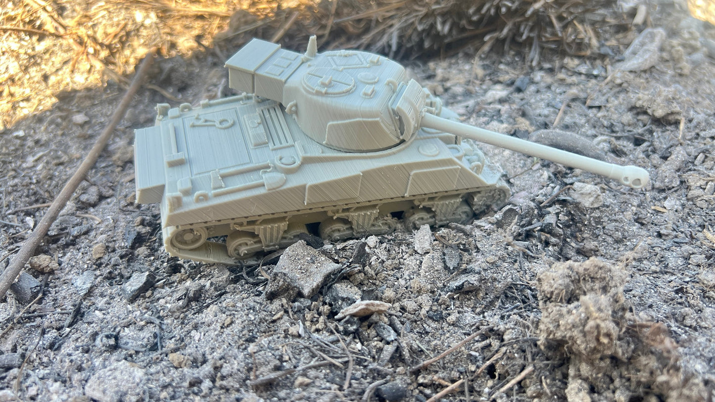 Sherman Firefly Tank for Tabletop Wargaming - Modern Warfare Tank Model