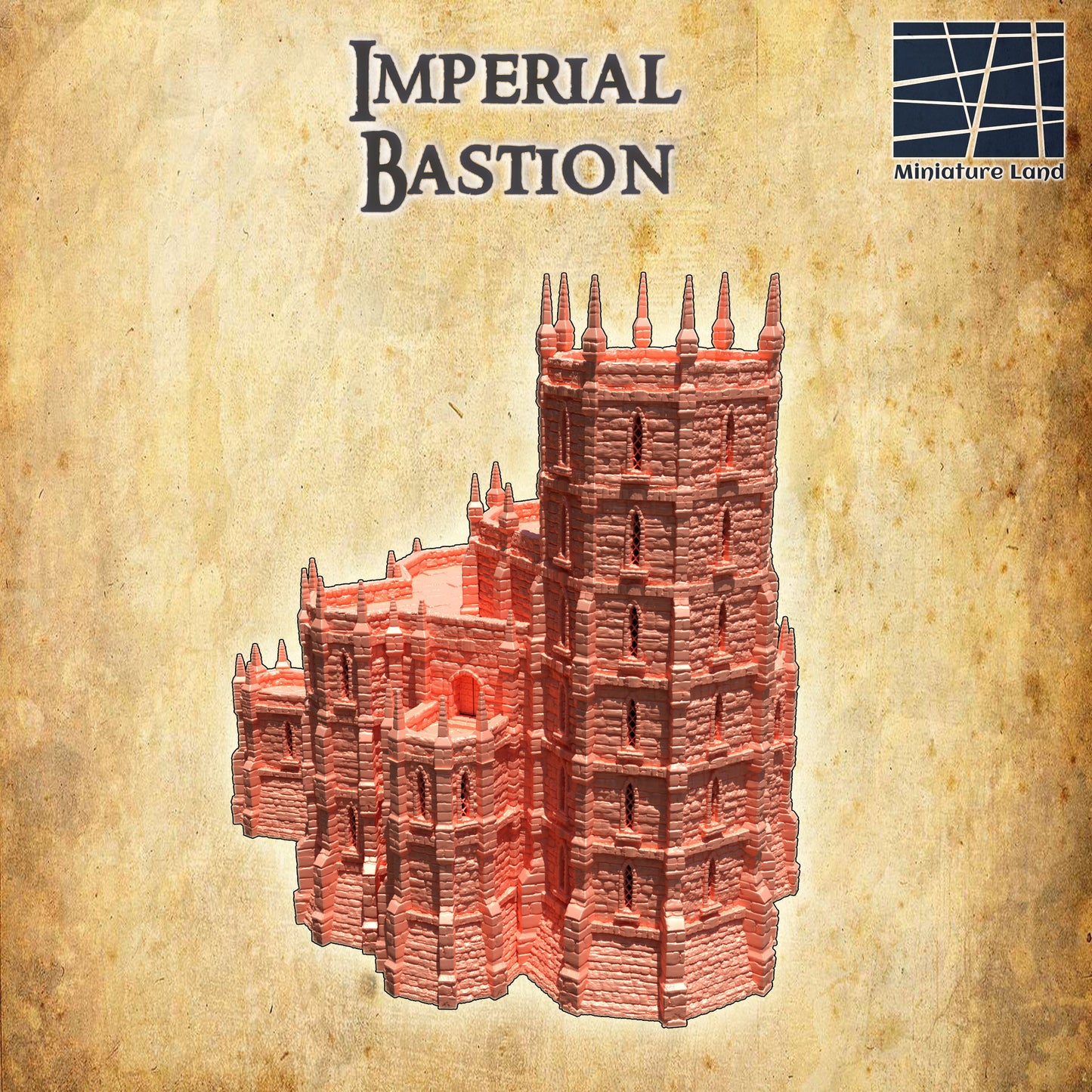 The Imperial Bastion is a magnificent castle structure that is sure to make a statement in any imperial city. Its towering presence combined with the intricate details and countless playable spaces make it a must-have