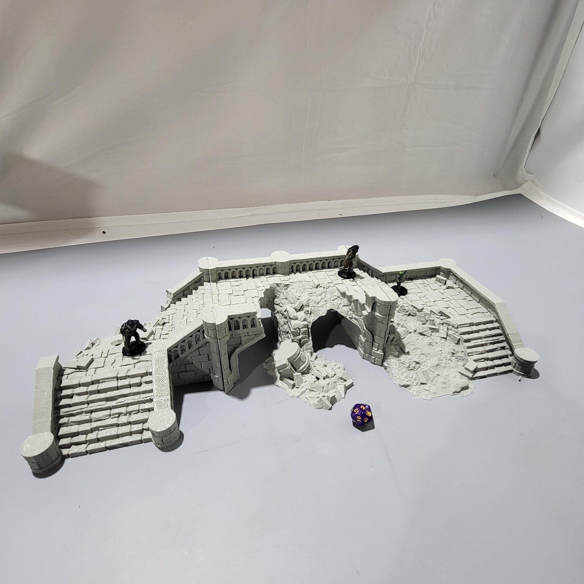 Arkenfel Bridge Ruins, modular Bridge Ruins, Dungeons and Dragons, Warhammer, Lotr