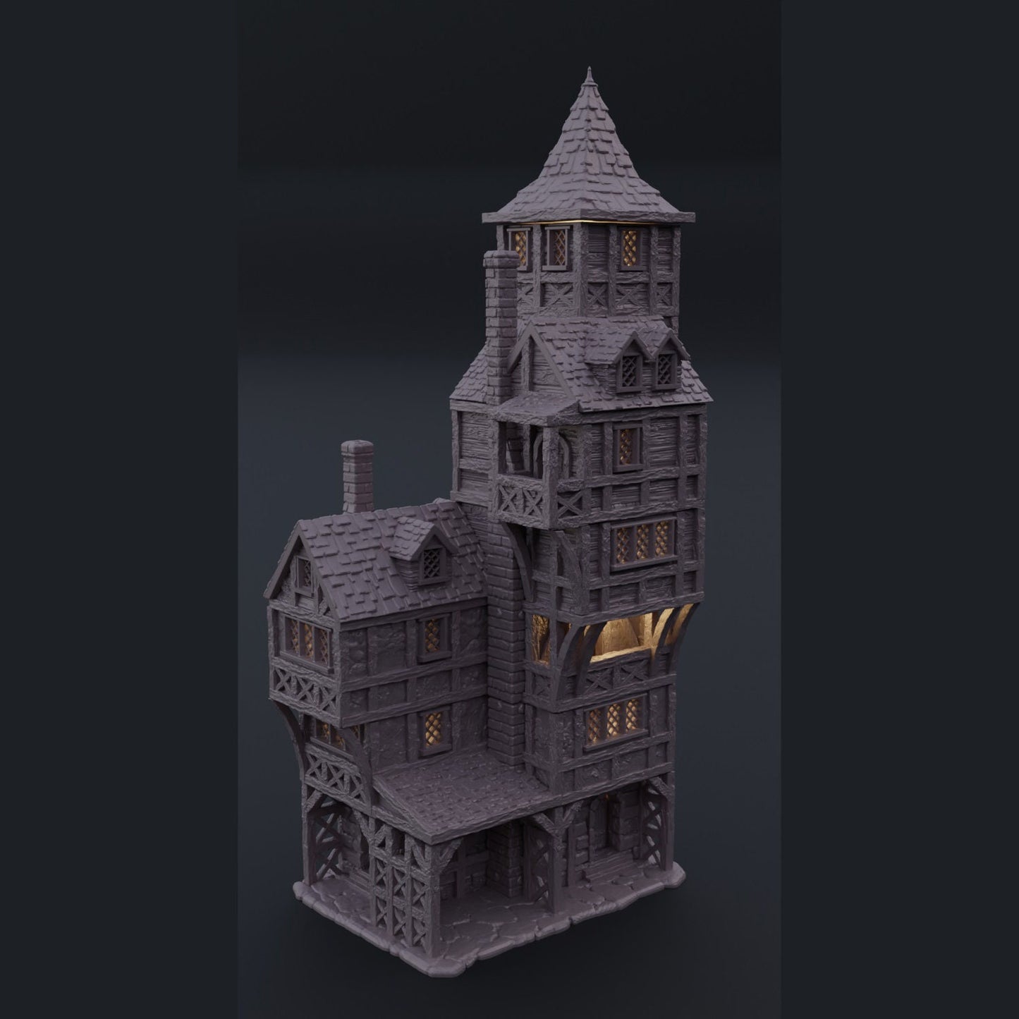 ClockTower, Mordheim, dungeons and Dragons, Ruined Elven, houses, Tabletop, Fantasy Terrain, Town Set, Town and Market, Mordheim Set, Wargaming, Dungeons and Dragons, Lord of the rings, RPG Set, Village Set, building set, small town, Market, town