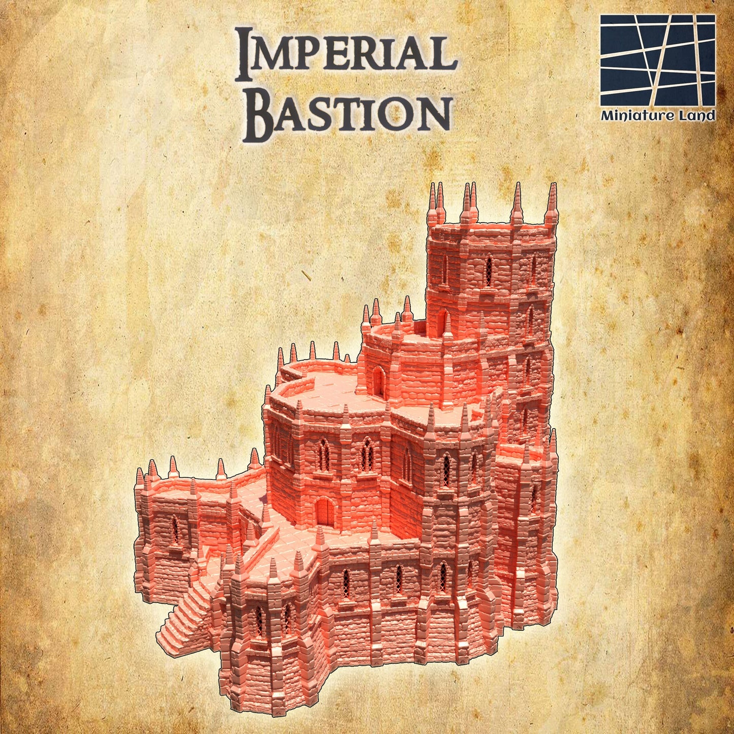 The Imperial Bastion is a magnificent castle structure that is sure to make a statement in any imperial city. Its towering presence combined with the intricate details and countless playable spaces make it a must-have