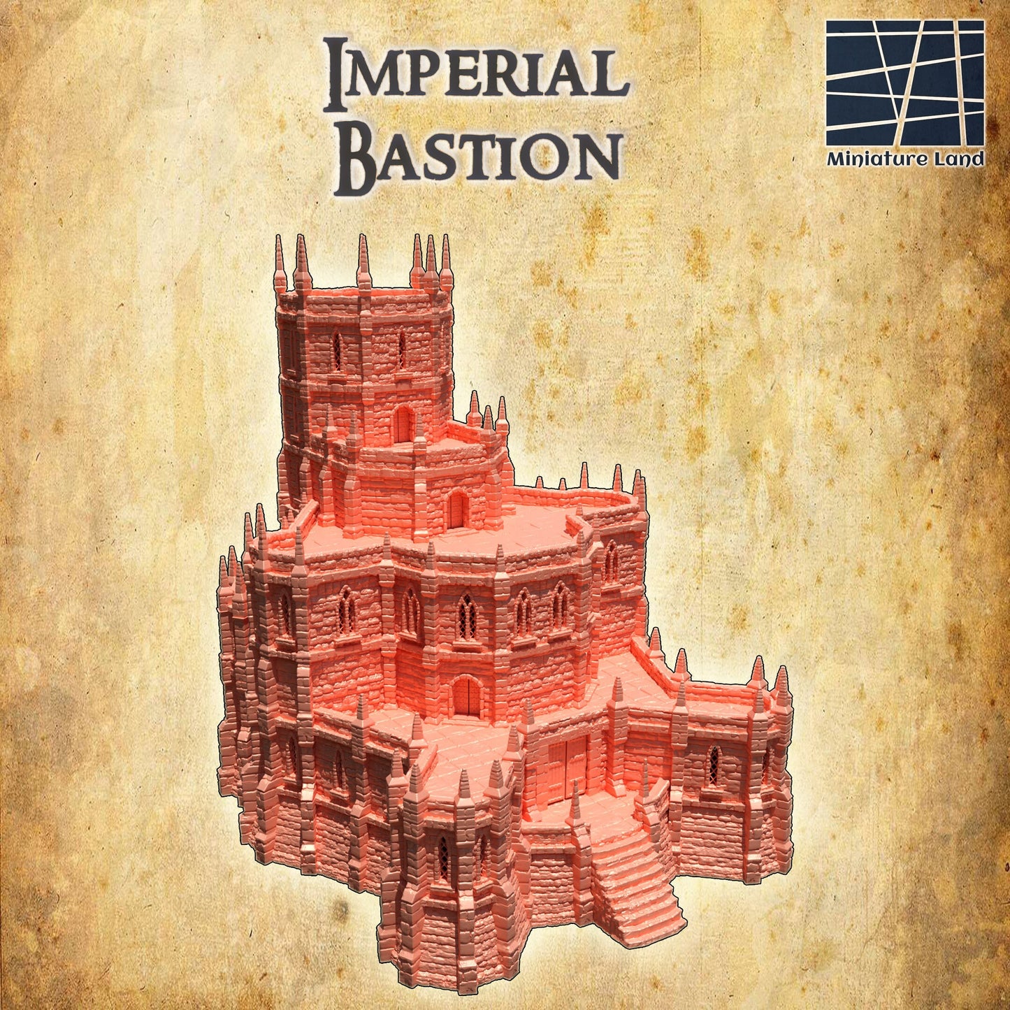 The Imperial Bastion is a magnificent castle structure that is sure to make a statement in any imperial city. Its towering presence combined with the intricate details and countless playable spaces make it a must-have