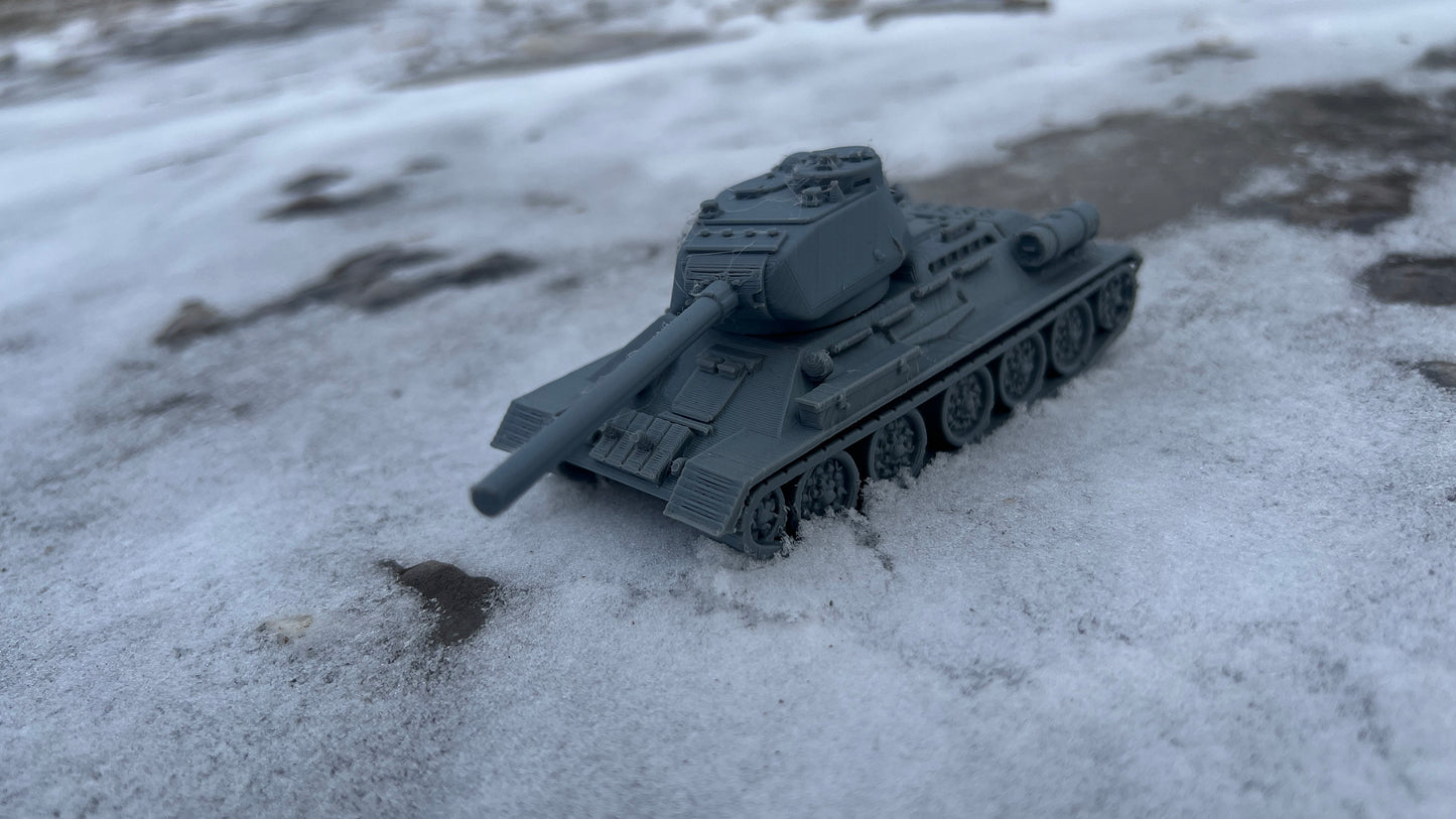 T-34-85-1944, Soviet Era, Post War tank, cold war tank, tabletop gaming, tabletop terrain