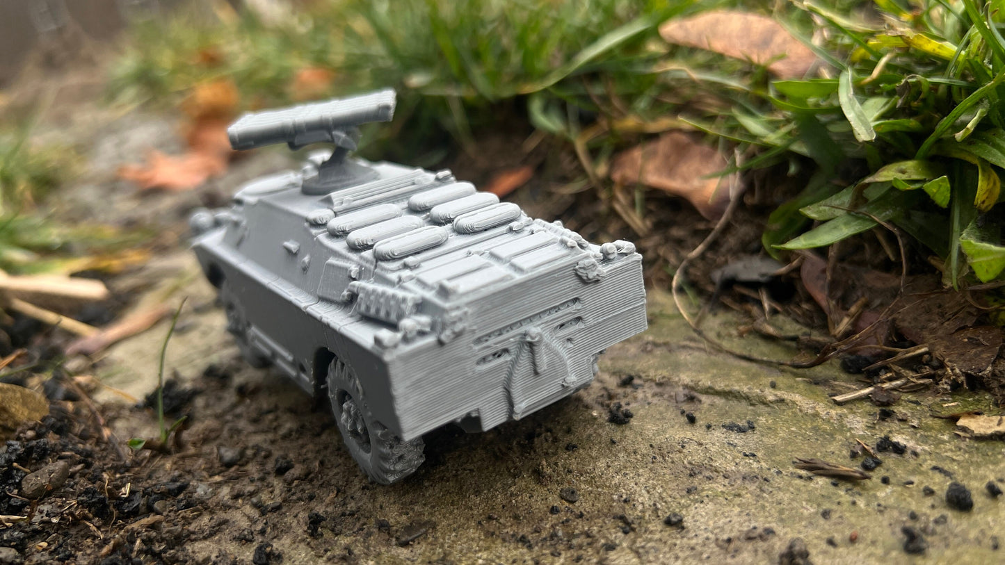 BRDM-2 Spandrel, Truck, Soviet Era, Post War, cold war, tabletop gaming, tabletop terrain