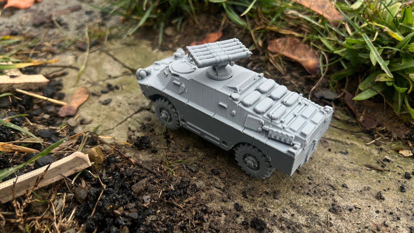 BRDM-2 Spandrel, Truck, Soviet Era, Post War, cold war, tabletop gaming, tabletop terrain