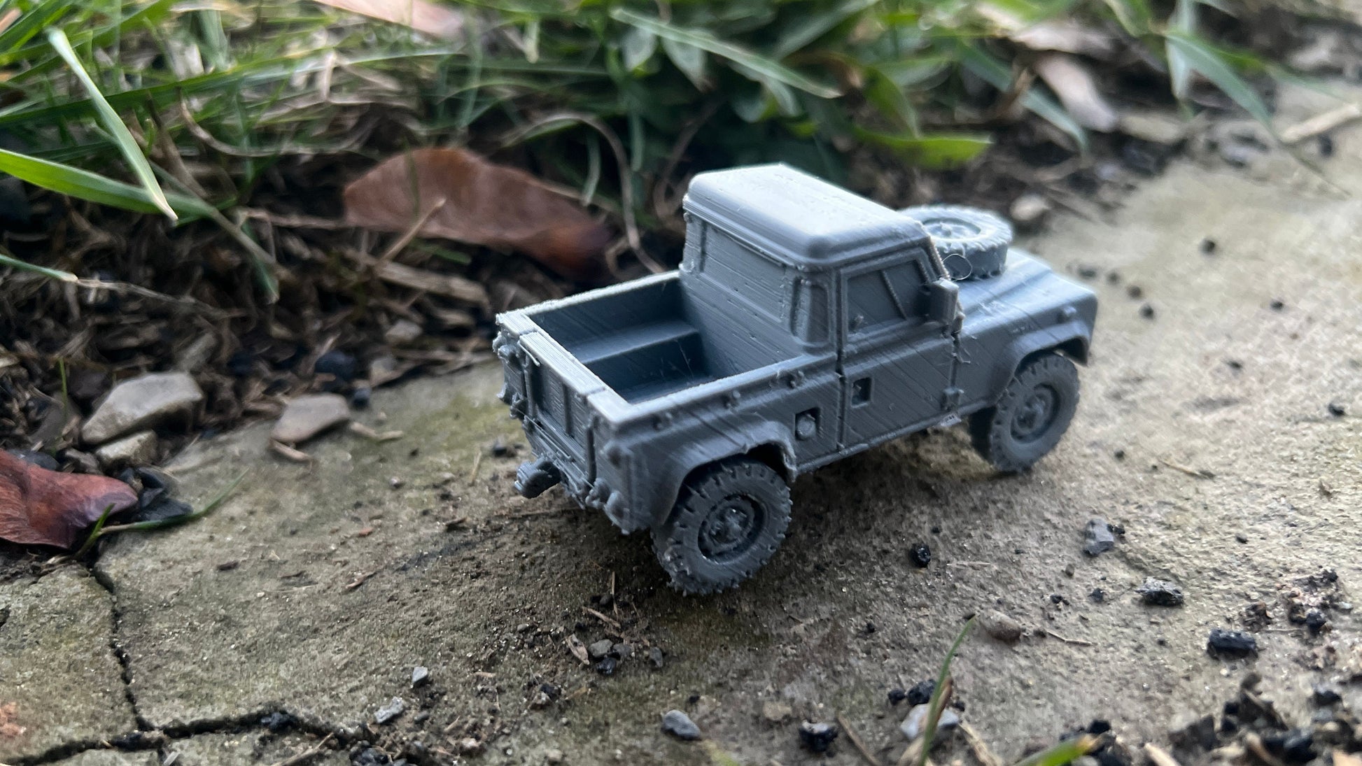 Land rover 90 pickup, car, Modern warfare, Tabletop terrain, WW2, Modern tank,