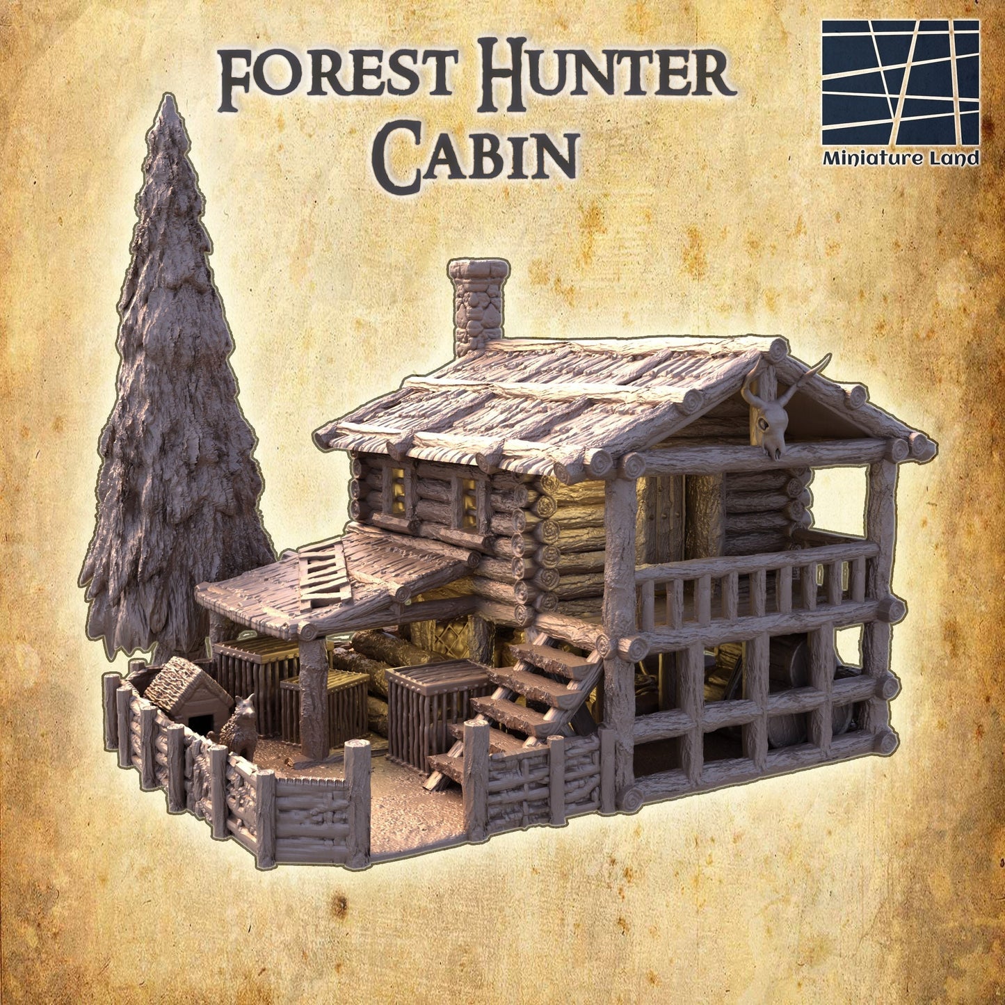 Forest Cabin, hunters cabin