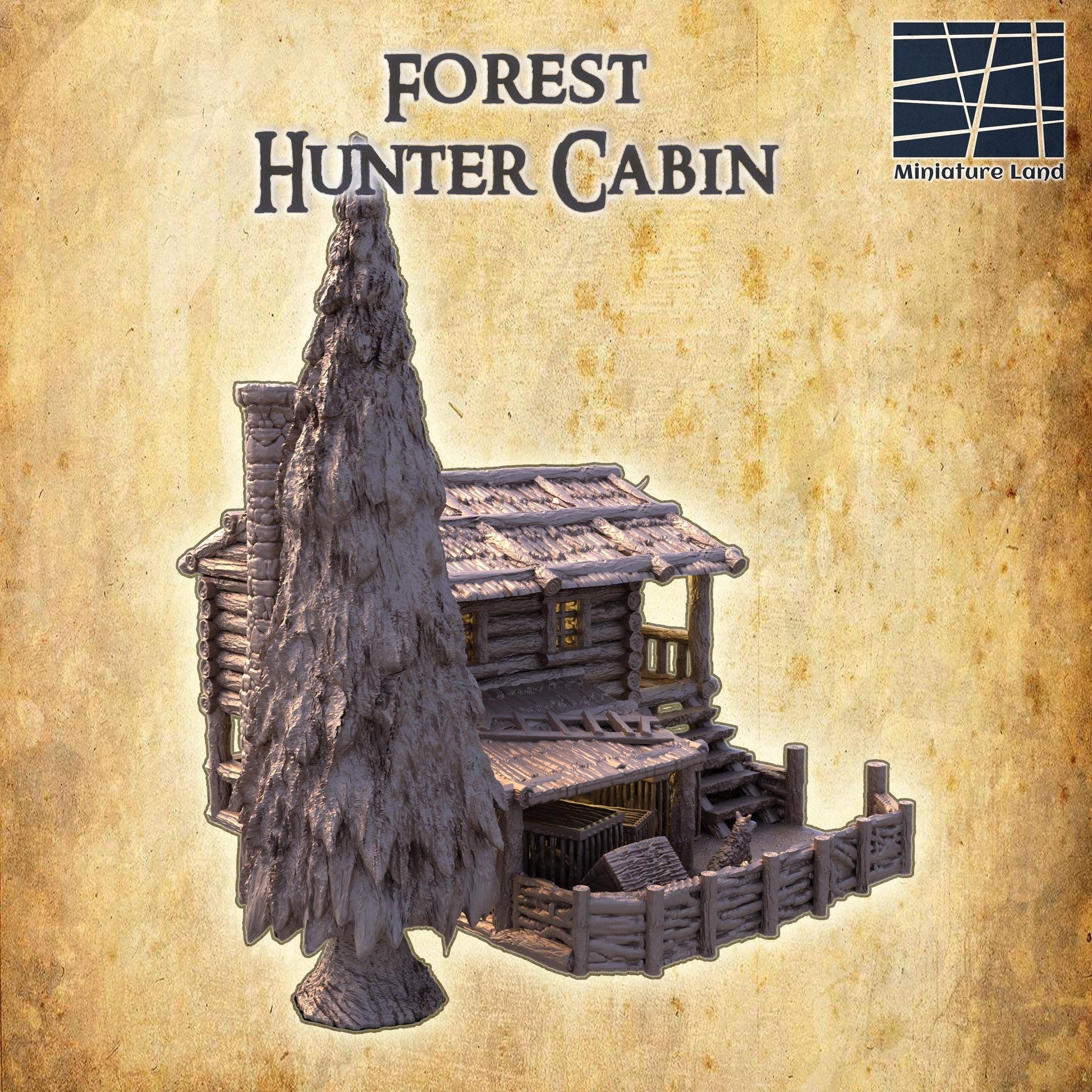 Forest Cabin, hunters cabin