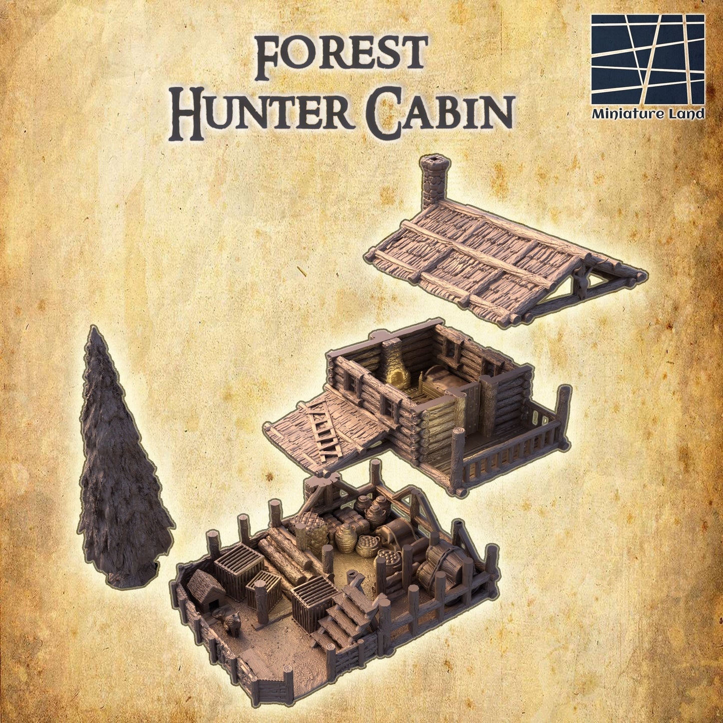 Forest Cabin, hunters cabin