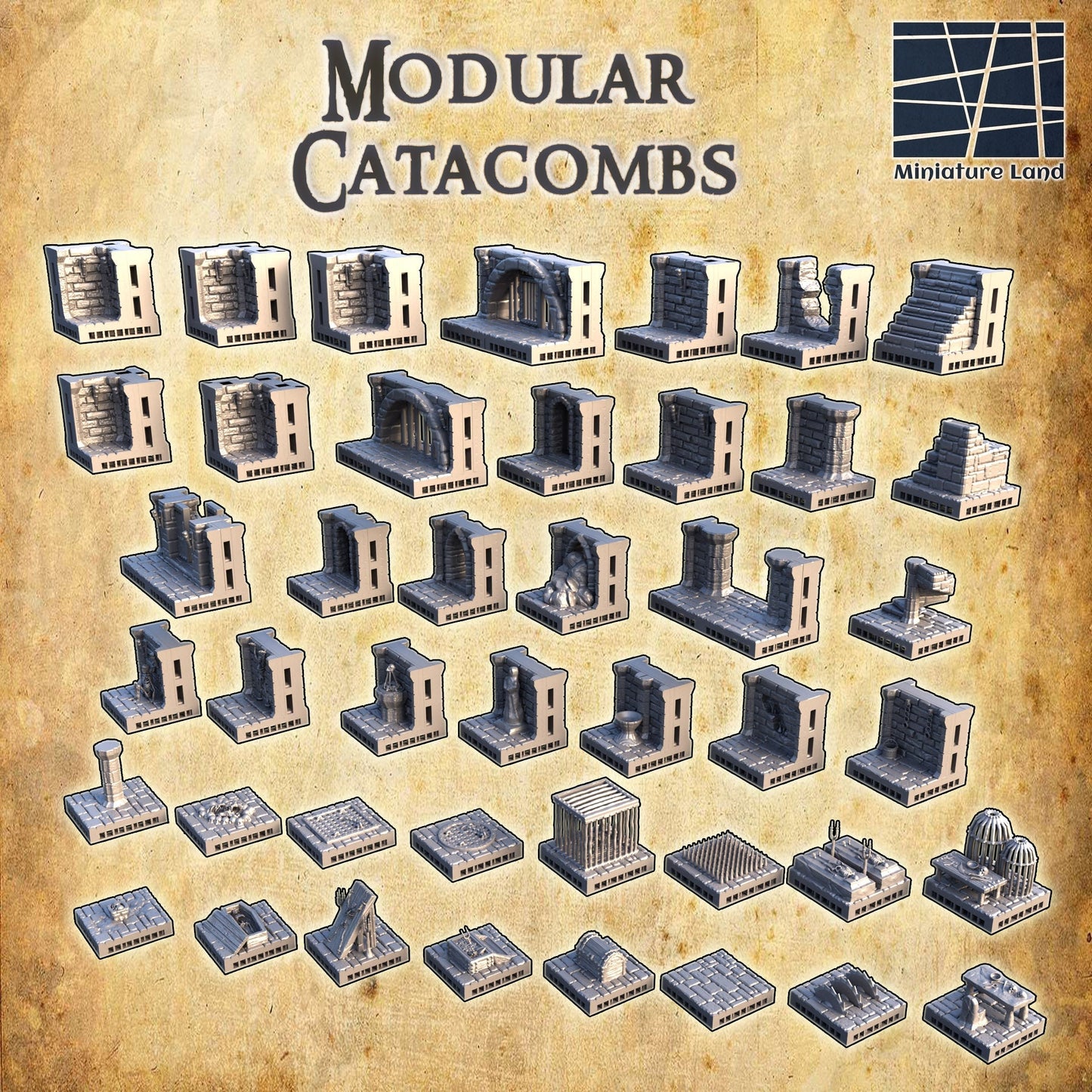 Catacombs Modular - Tiles