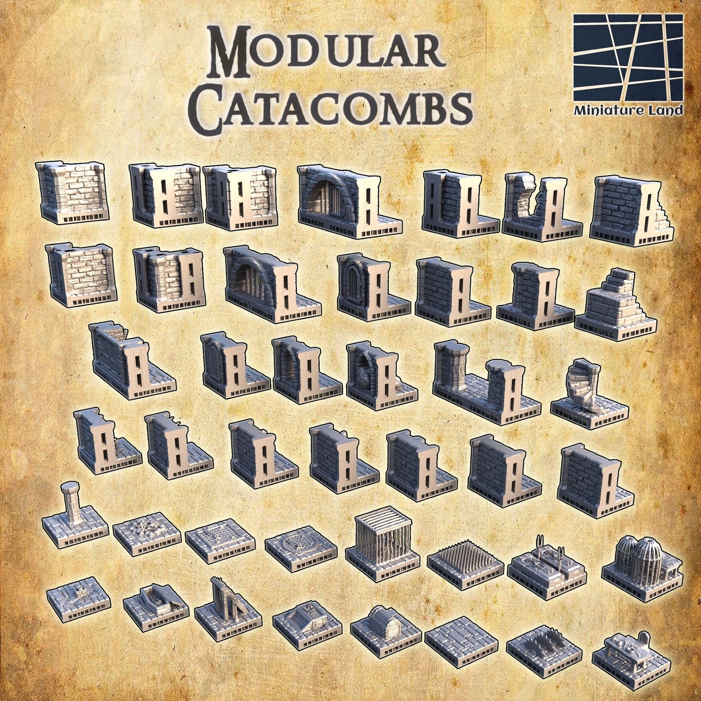 Catacombs Modular - Tiles