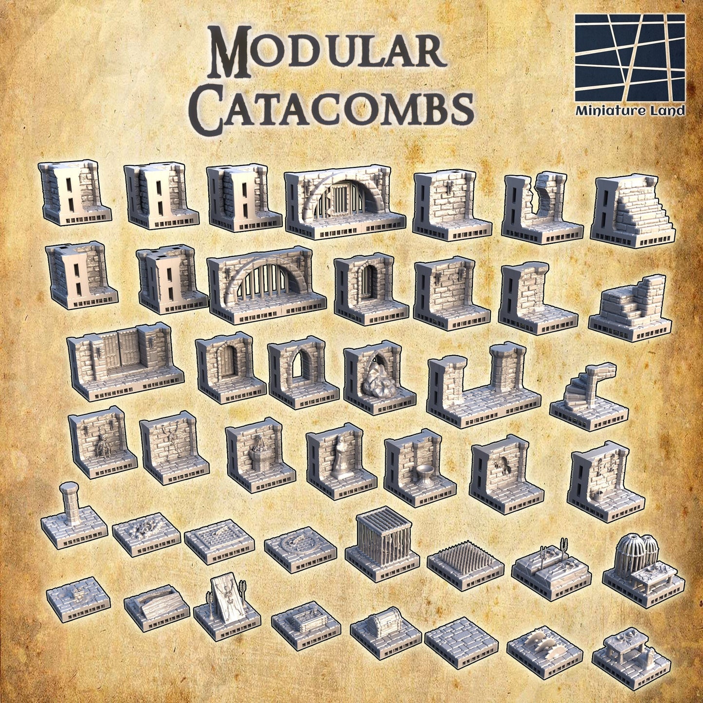 Catacombs Modular - Tiles