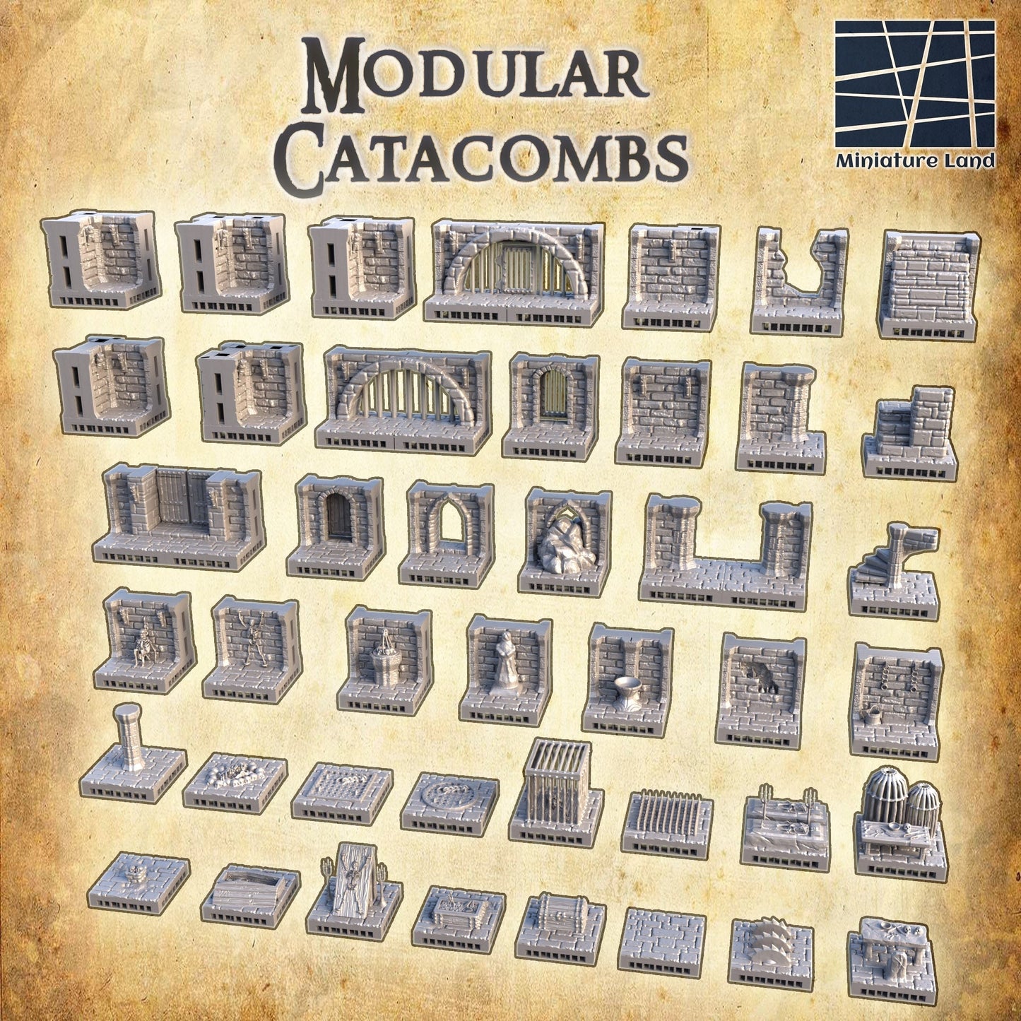 Catacombs Modular - Tiles