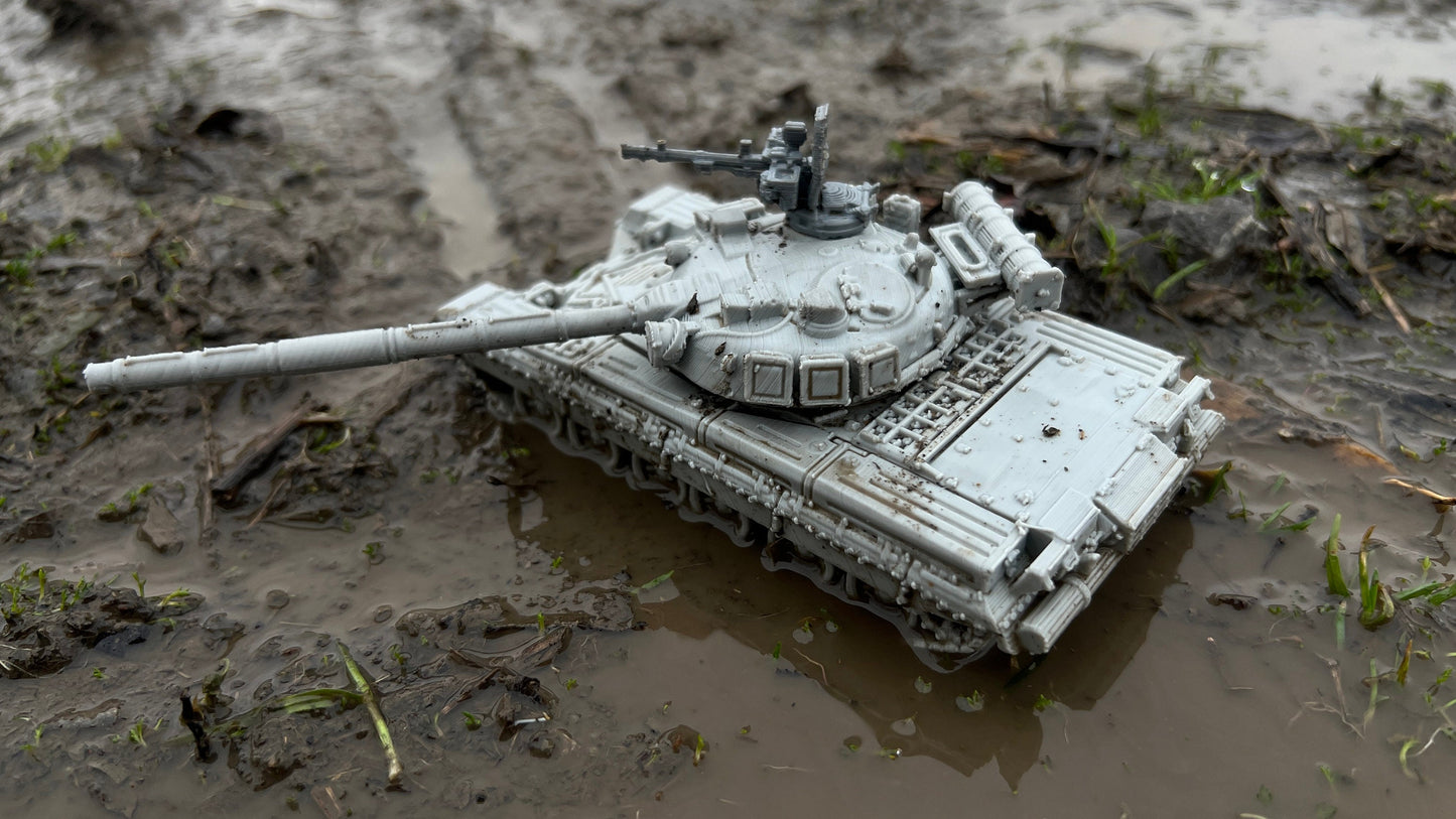 T-80 Main Battle Tank (MBT) for Tabletop Wargaming - Cold War to Modern Warfare Model