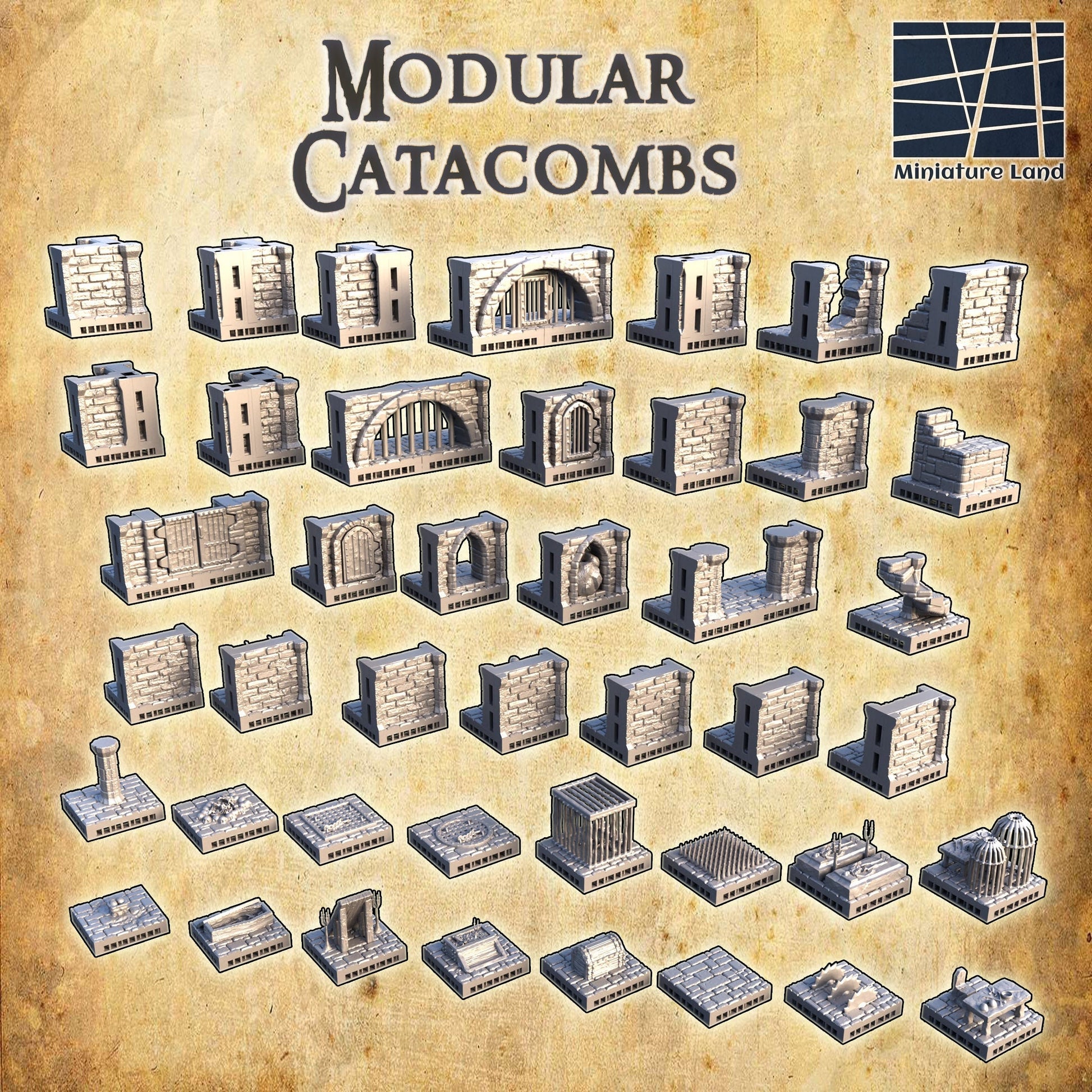 Catacombs Modular - Tiles