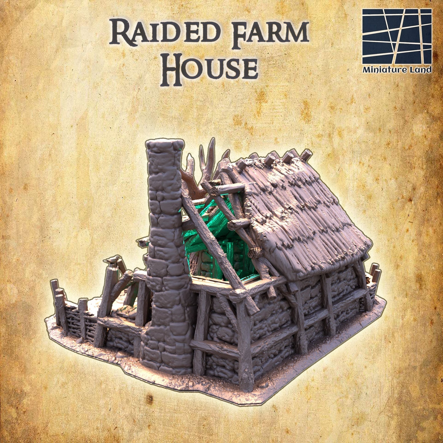 Raided Farm House, Large Farm House Ruin