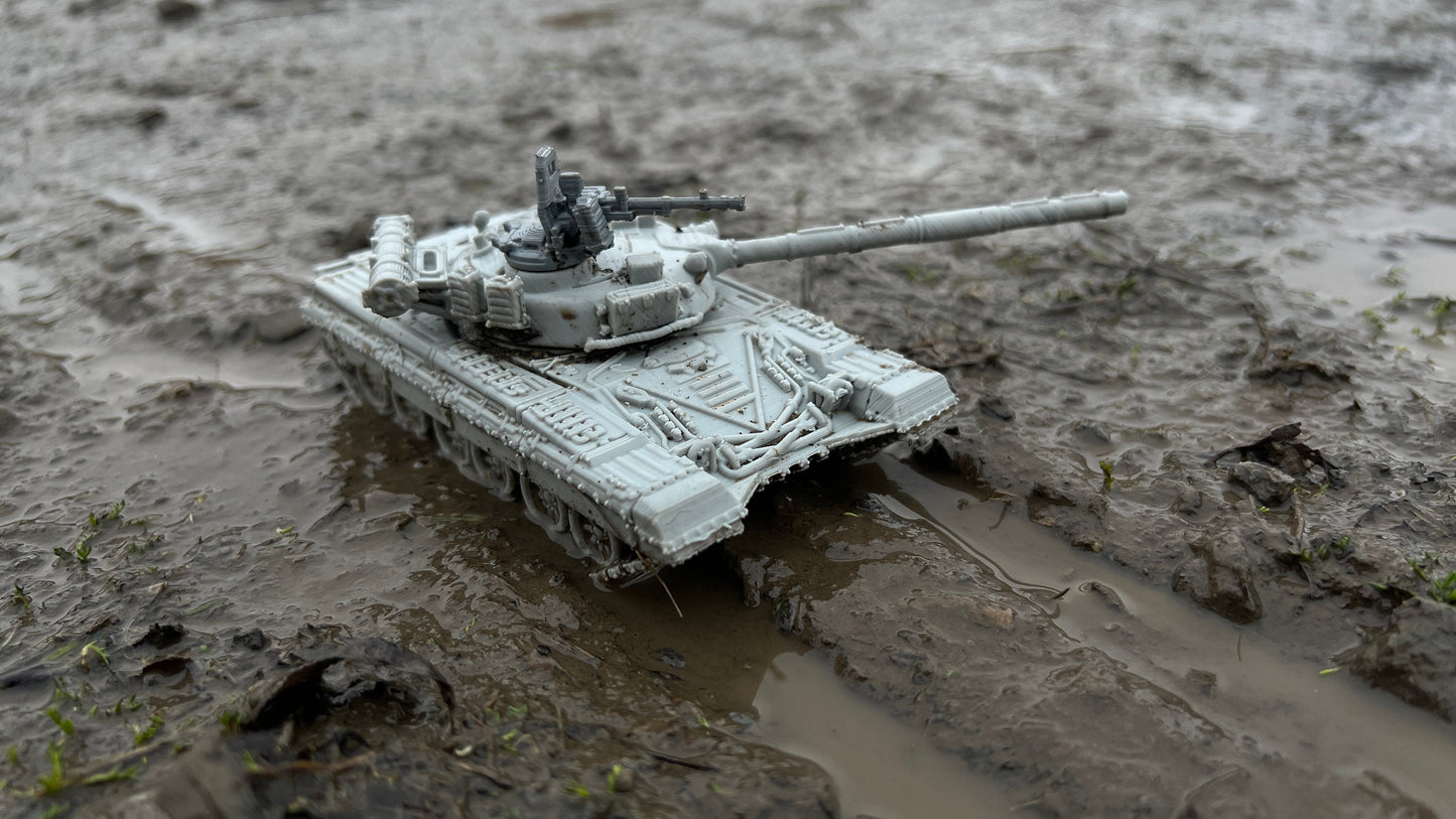 T-80 Main Battle Tank (MBT) for Tabletop Wargaming - Cold War to Modern Warfare Model