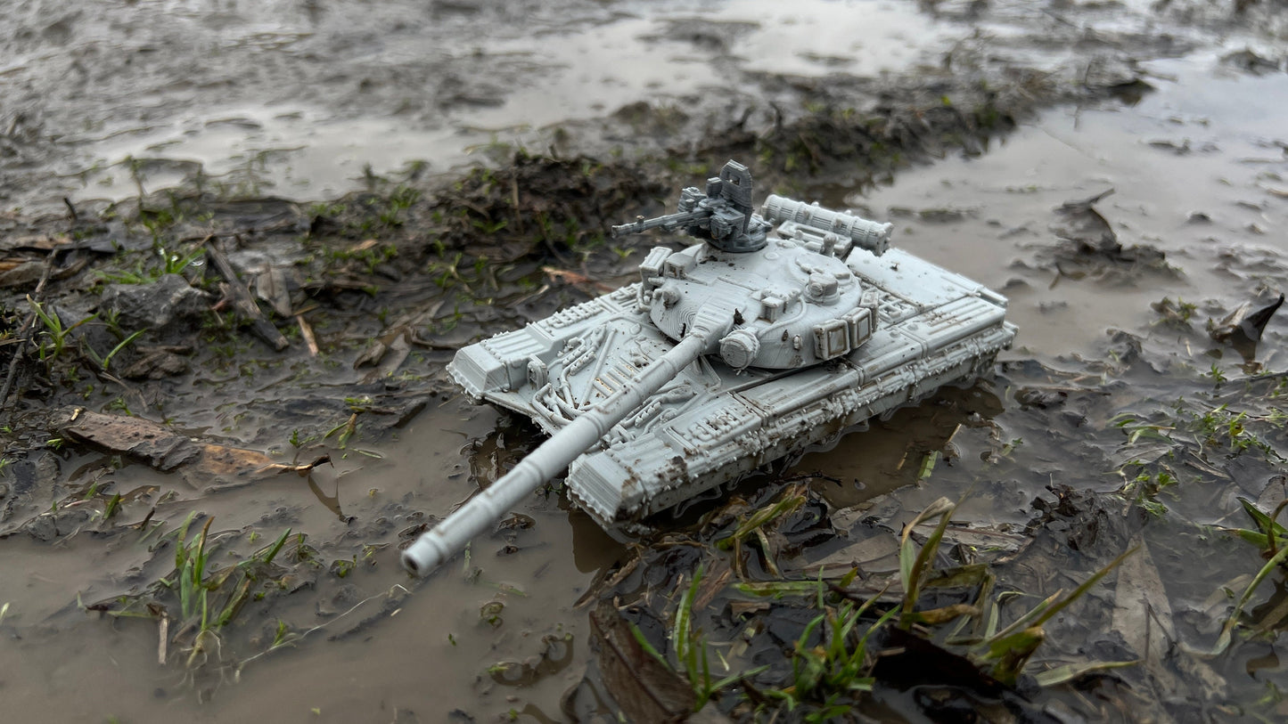 T-80 Main Battle Tank (MBT) for Tabletop Wargaming - Cold War to Modern Warfare Model