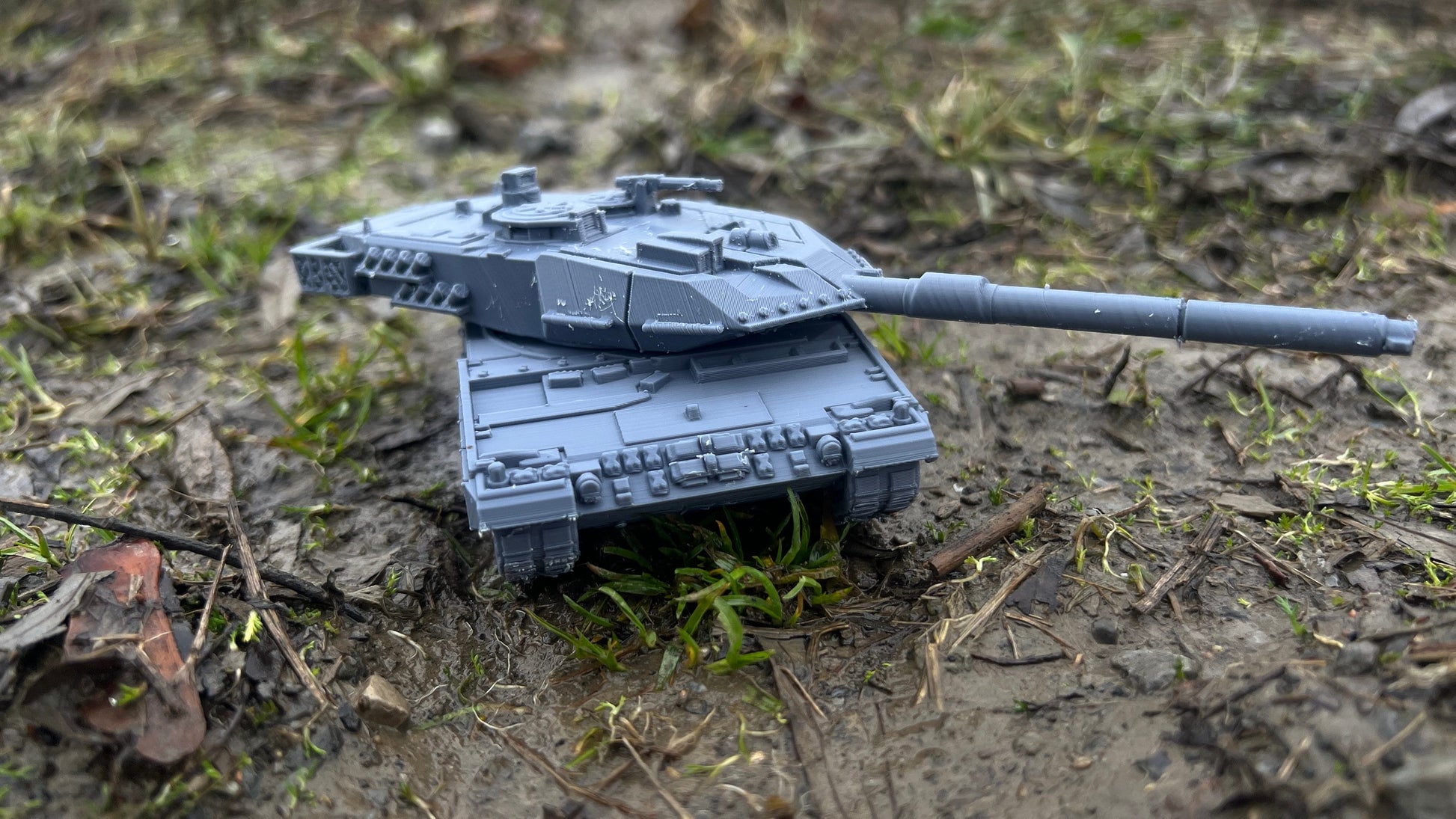 Leopard 2a6, , Modern warfare, Tabletop terrain, WW2, Modern tank,