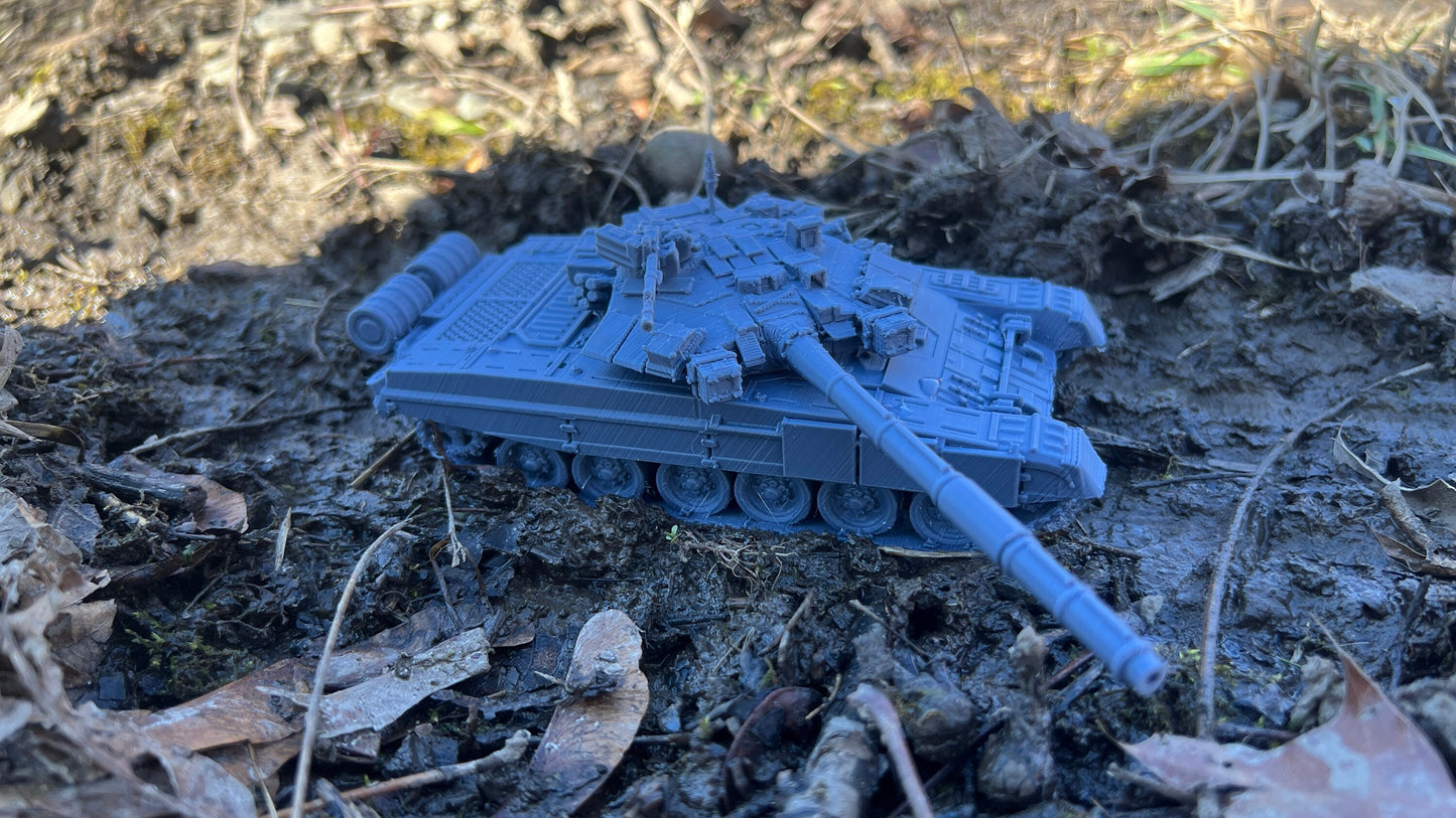 T-90 A Command Tank for Tabletop Wargaming - Cold War to Modern Warfare Model