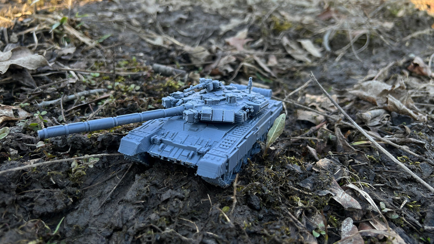 T-90 A Command Tank for Tabletop Wargaming - Cold War to Modern Warfare Model