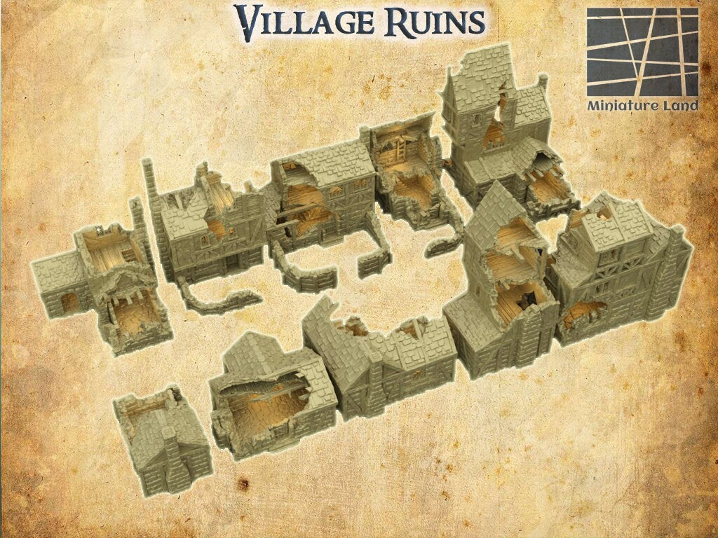 Now, you can recreate this story with a set of 10 buildings that come with fully playable interiors and removable floors & roofs. Perfect for creating a realistic & immersive abandoned town, these buildings will transport you to another time & place.