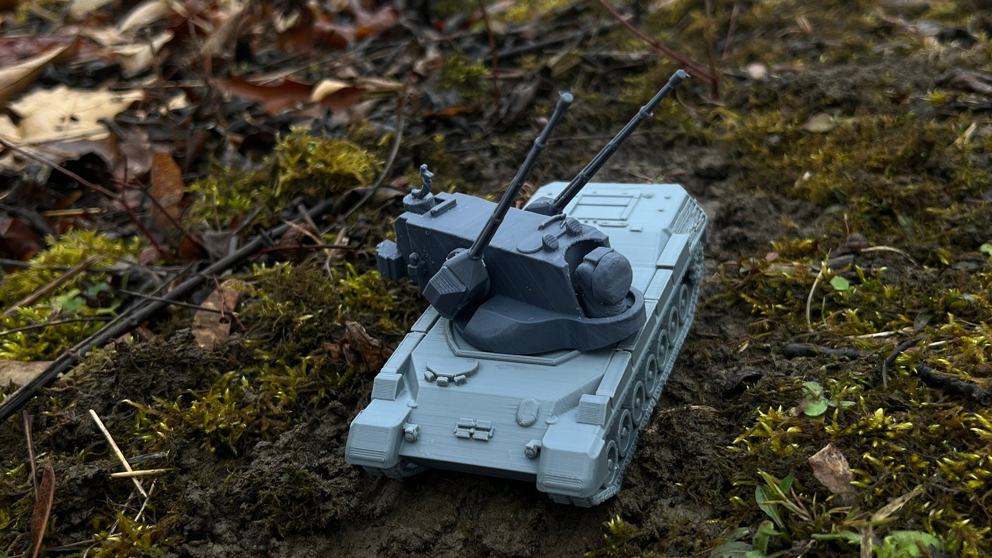 Gepard Flakpanzer, Modern warfare, Tabletop terrain, German, Modern tank,