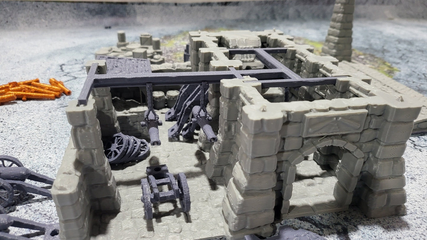 Tabletop Terrain, Mordheim, D&D, Pirate, Tower, Ruin, Ruined, houses, Tabletop, Fantasy Terrain, Town Set, Town and Market, Mordheim Set, Wargaming, Dungeons and Dragons, Lord of the rings, RPG Set, Village Set, building set, small town, Market, town