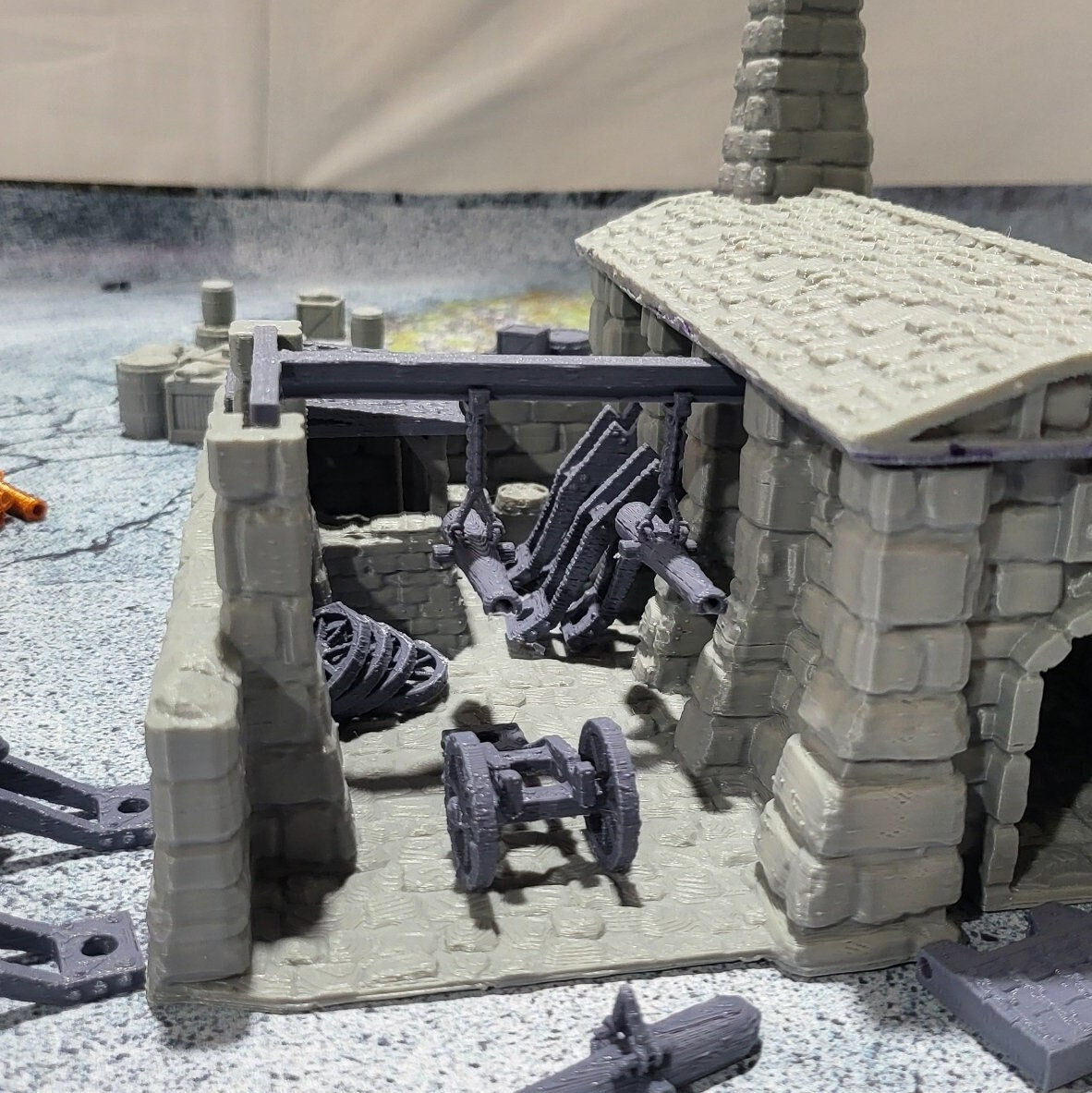 Tabletop Terrain, Mordheim, D&D, Pirate, Tower, Ruin, Ruined, houses, Tabletop, Fantasy Terrain, Town Set, Town and Market, Mordheim Set, Wargaming, Dungeons and Dragons, Lord of the rings, RPG Set, Village Set, building set, small town, Market, town