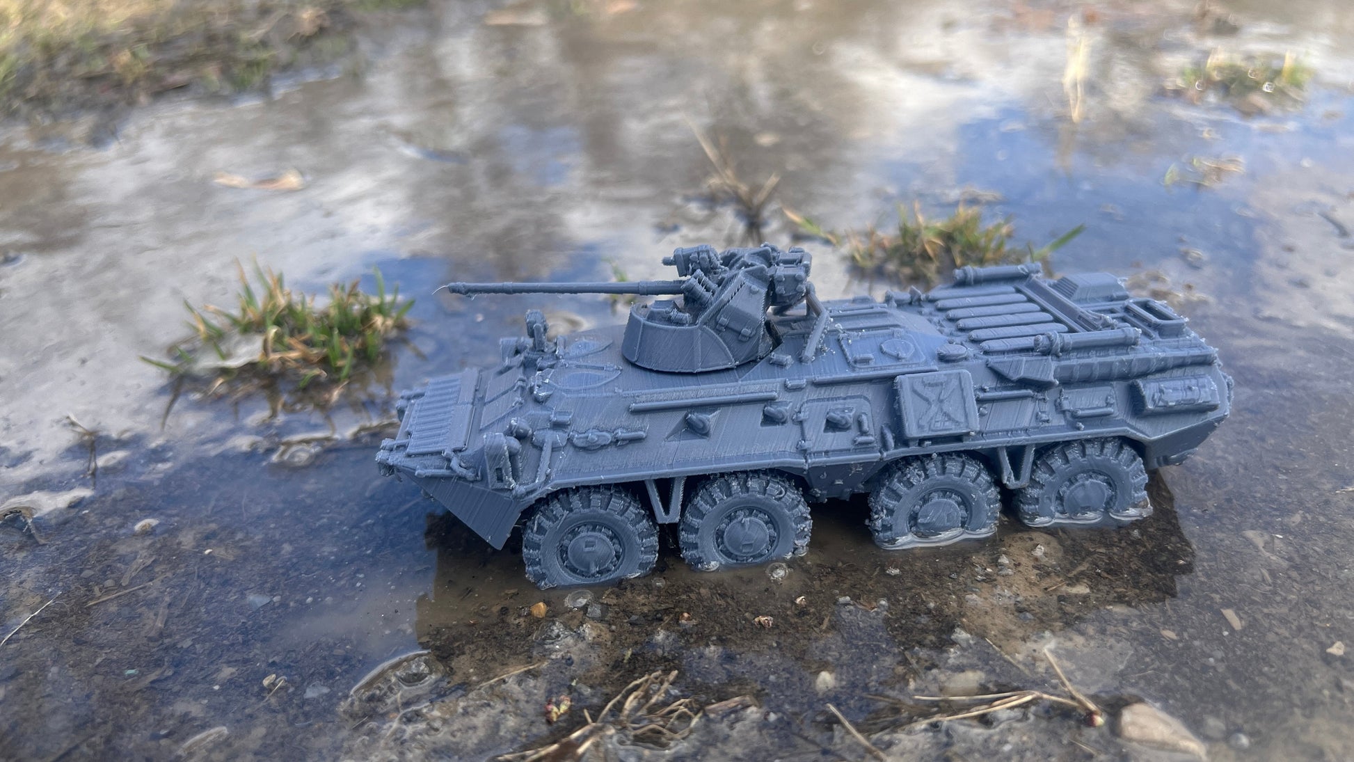 BTR-82 Armored Personnel Carrier for Tabletop Wargaming - Cold War Military Model