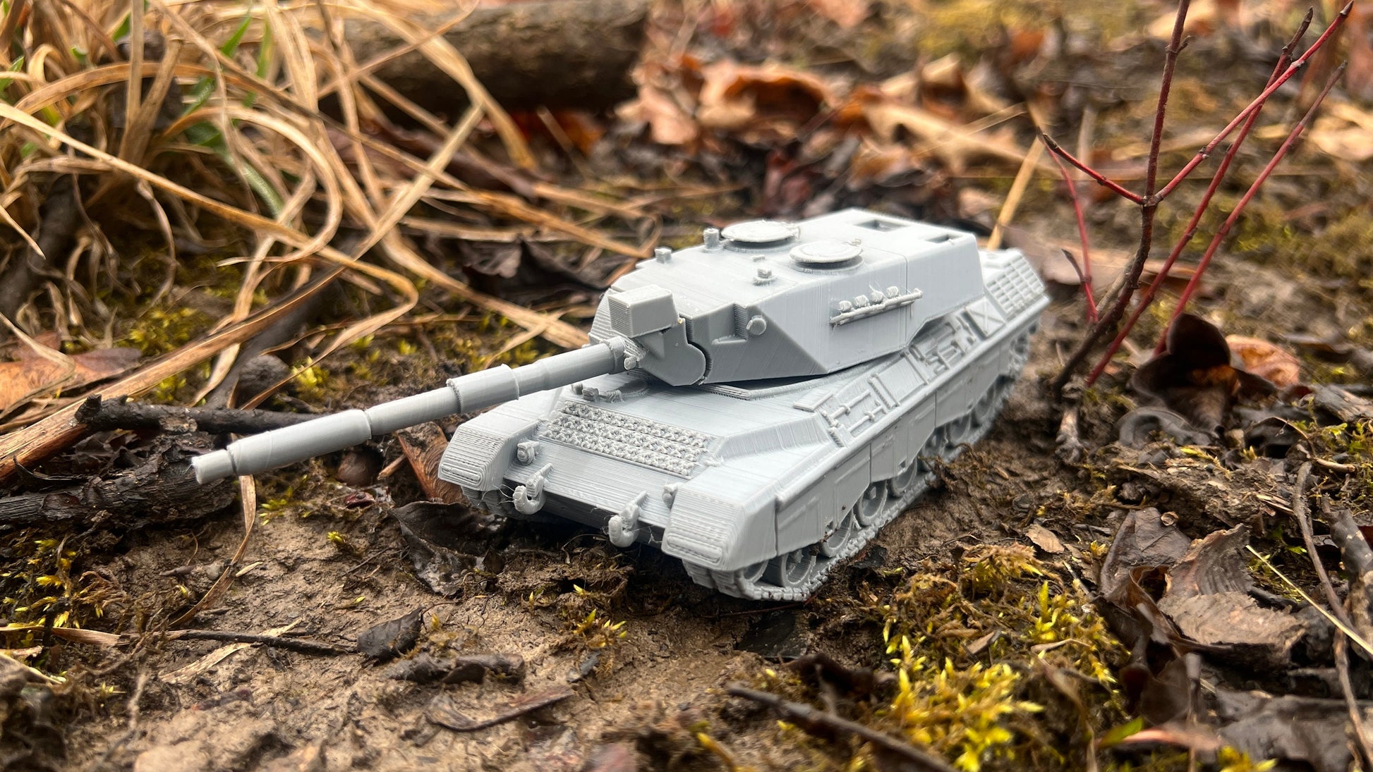 Leopard 1A3, Modern warfare, Tabletop terrain, German, Modern tank,