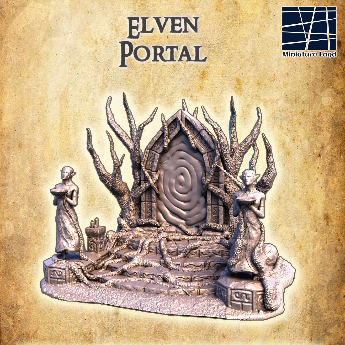 Elven Portal, Small Portal, Decorative Terrain