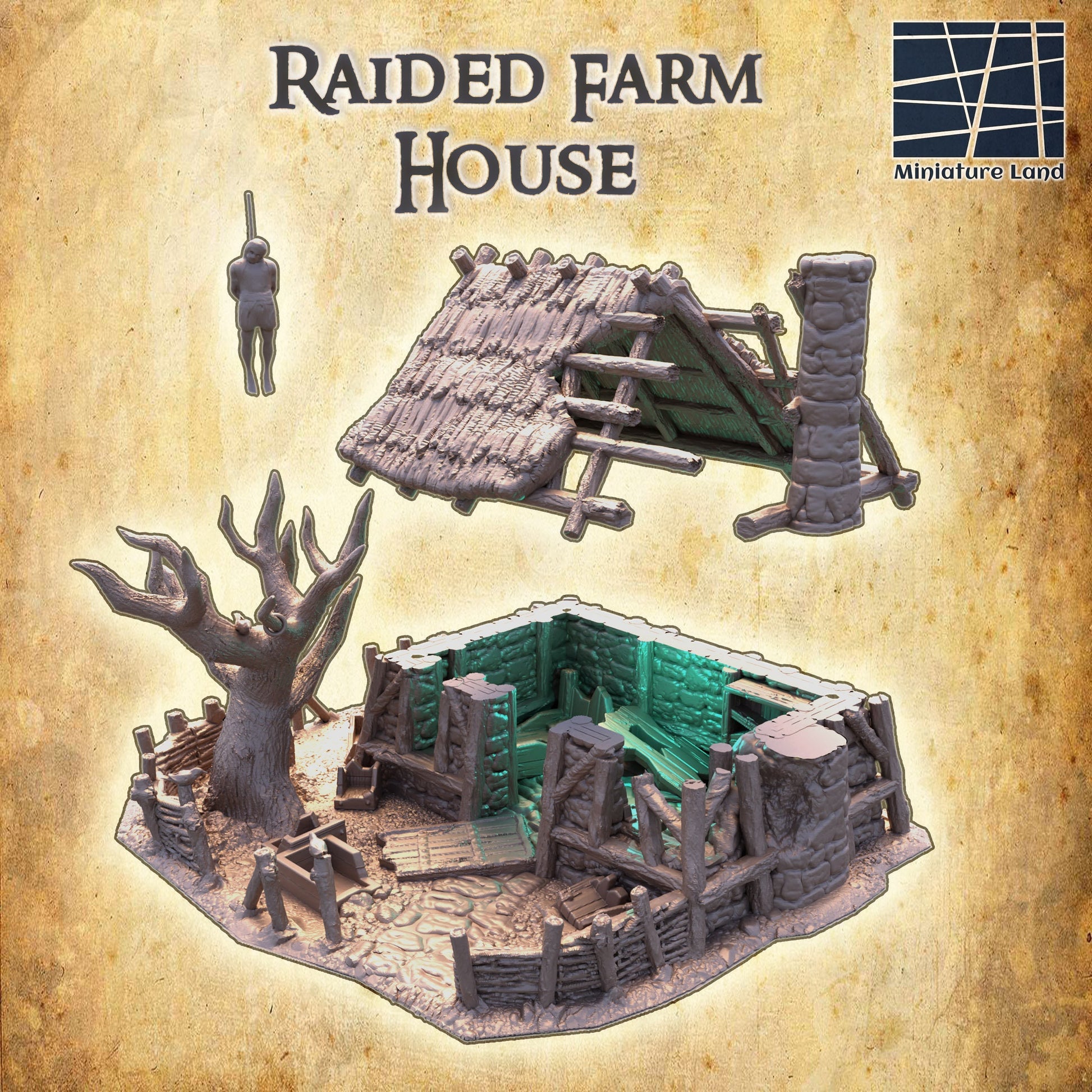 Raided Farm House, Large Farm House Ruin