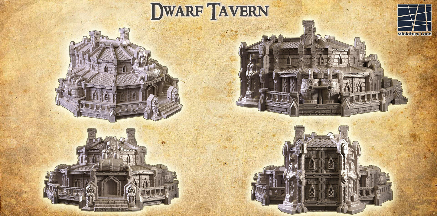 dnd terrain, Dungeons and Dragons, Dungeon Master, Bundle, board game, warhammer 40k, star wars, dnd , birthday gift, miniatures, role playing games, cyberpunk, Dwarf, Fort, Dwarf Terrain, PLA, 3D Print, 28mm, Set, Tabletop, Box Set, Dwarven, mine