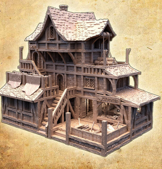 Tabletop Terrain, Mordheim, DnD, Pirate, Tower, Ruin, Ruined, houses, Tabletop, Fantasy Terrain, Town Set, Town and Market, Mordheim Set, Wargaming, Dungeons and Dragons, Lord of the rings, RPG Set, Village Set, Chaos, small town, Market, town