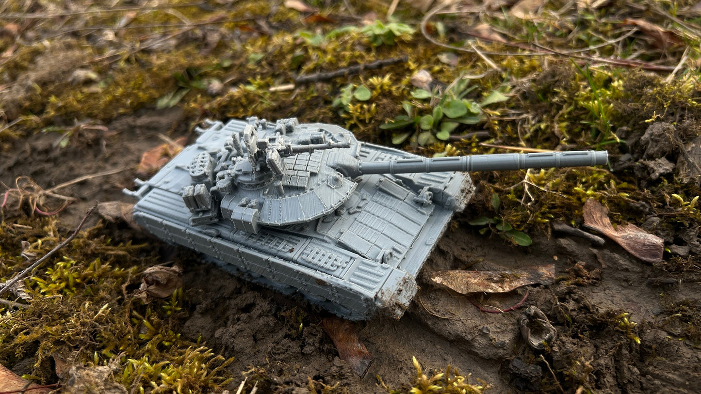 T-80 BVM Main Battle Tank (MBT) for Tabletop Wargaming - Cold War Military Model