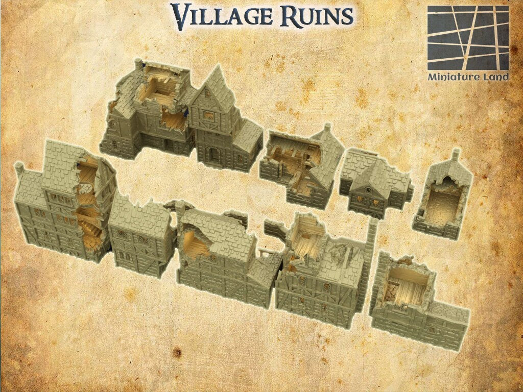 Now, you can recreate this story with a set of 10 buildings that come with fully playable interiors and removable floors & roofs. Perfect for creating a realistic & immersive abandoned town, these buildings will transport you to another time & place.