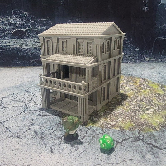 Brothel, Party house, gift, Christmas, Castle Terrain, wargaming, Dungeons and Dragons, miniatures, 3D printed, Fantasy Inn, Fantasy Terrain, RPG Terrain, Age of Sigmar, Fantasy Village, Tabletop, Tabletop terrain, Tabletop RPG, Buildings