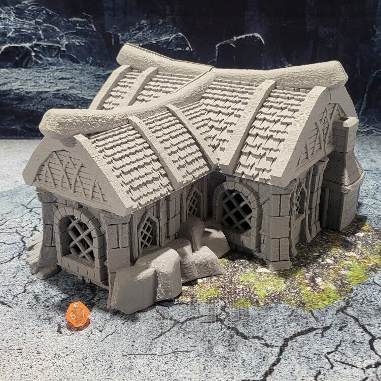 Tabletop Terrain, Mordheim, D&D, Pirate, Tower, Ruin, Ruined, houses, Tabletop, Fantasy Terrain, Town Set, Town and Market, Mordheim Set, Wargaming, Dungeons and Dragons, Lord of the rings, RPG Set, Village Set, building set, small town, Market, town