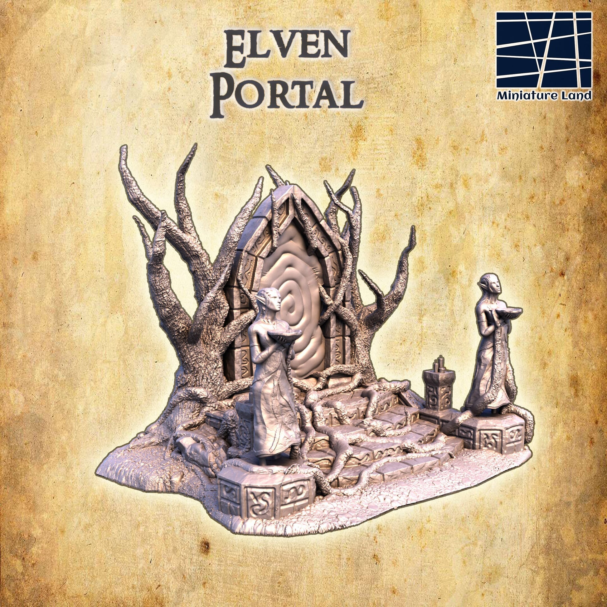 Elven Portal, Small Portal, Decorative Terrain