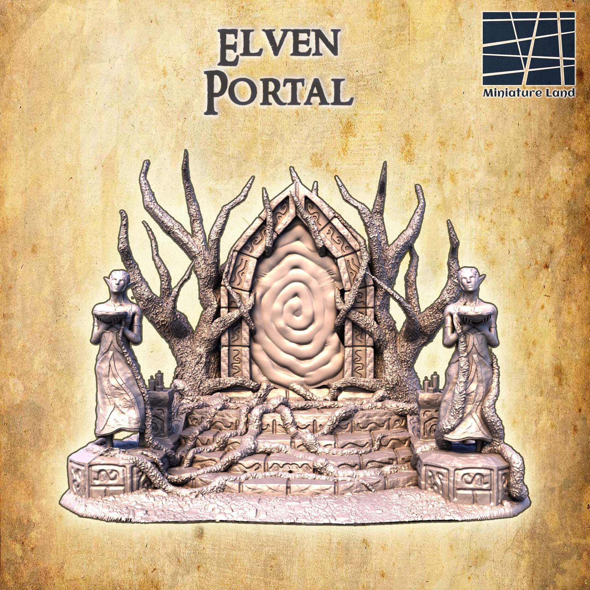 Elven Portal, Small Portal, Decorative Terrain